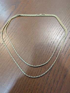 Extra Long Gold Necklace